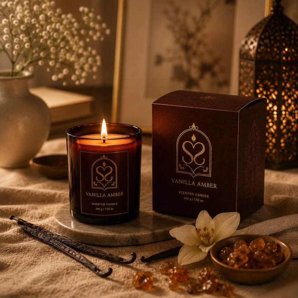 Vanilla Amber Candle